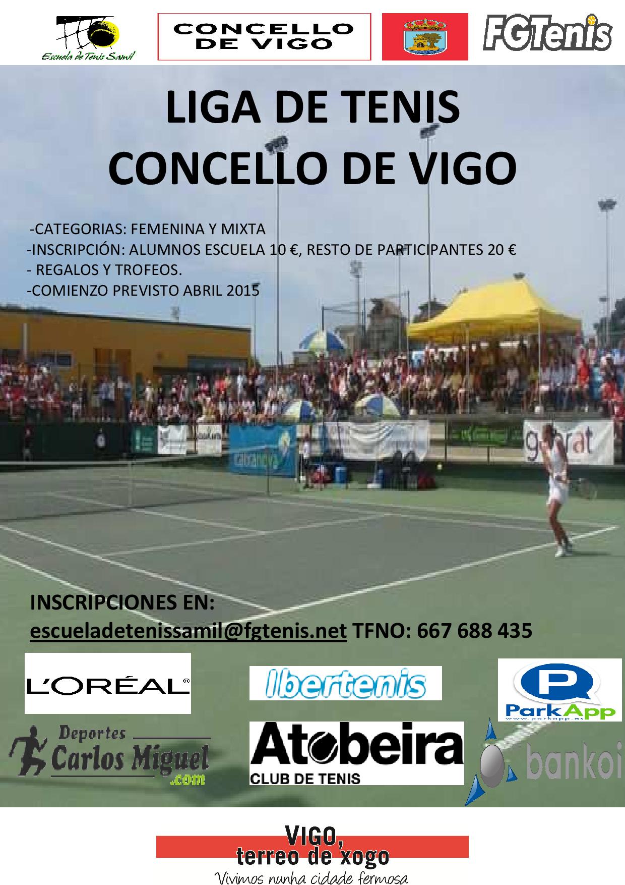 Liga de tenis Concello de Vigo