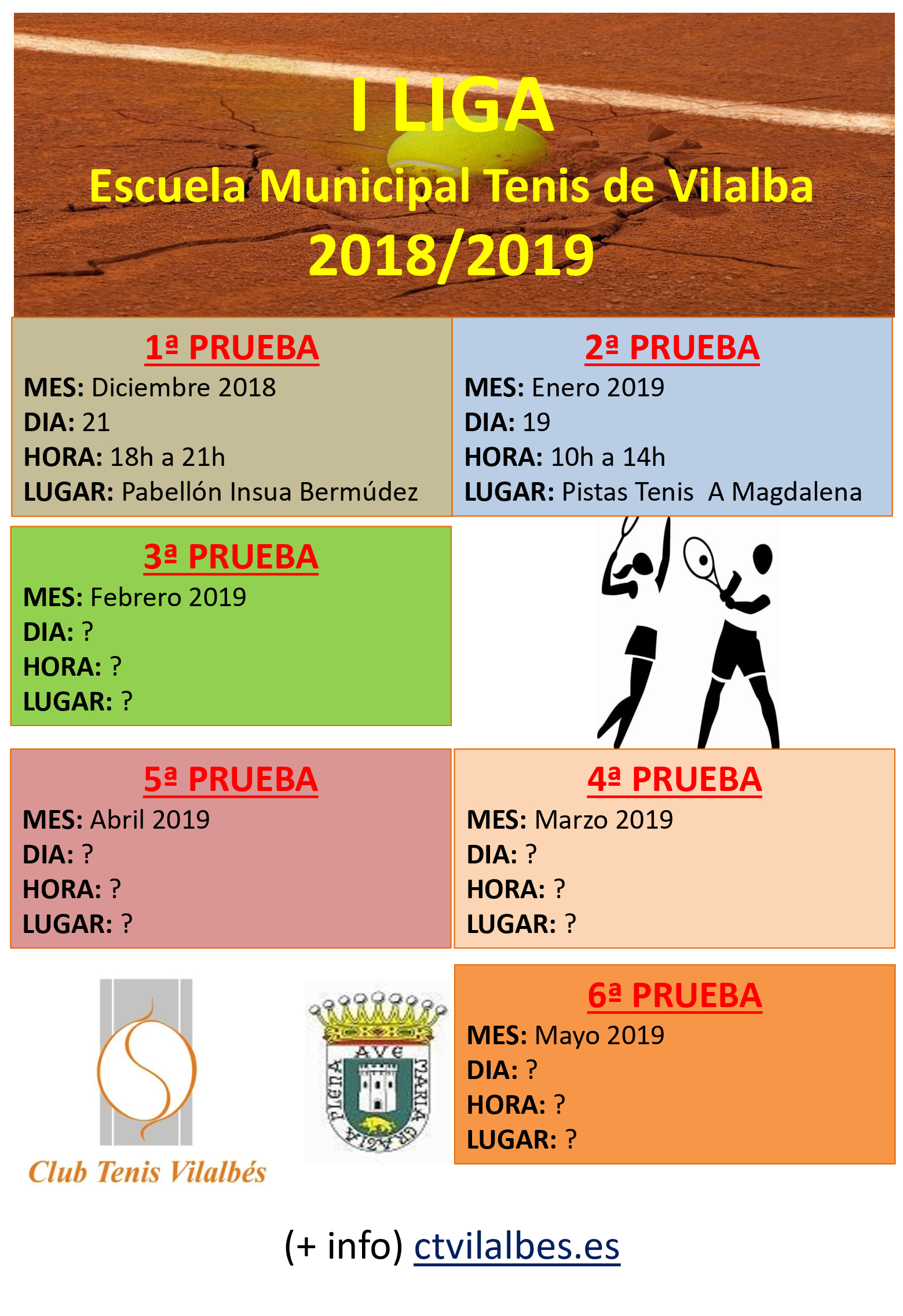 I LIGA - Escuela Municipal de Tenis 2018/2019