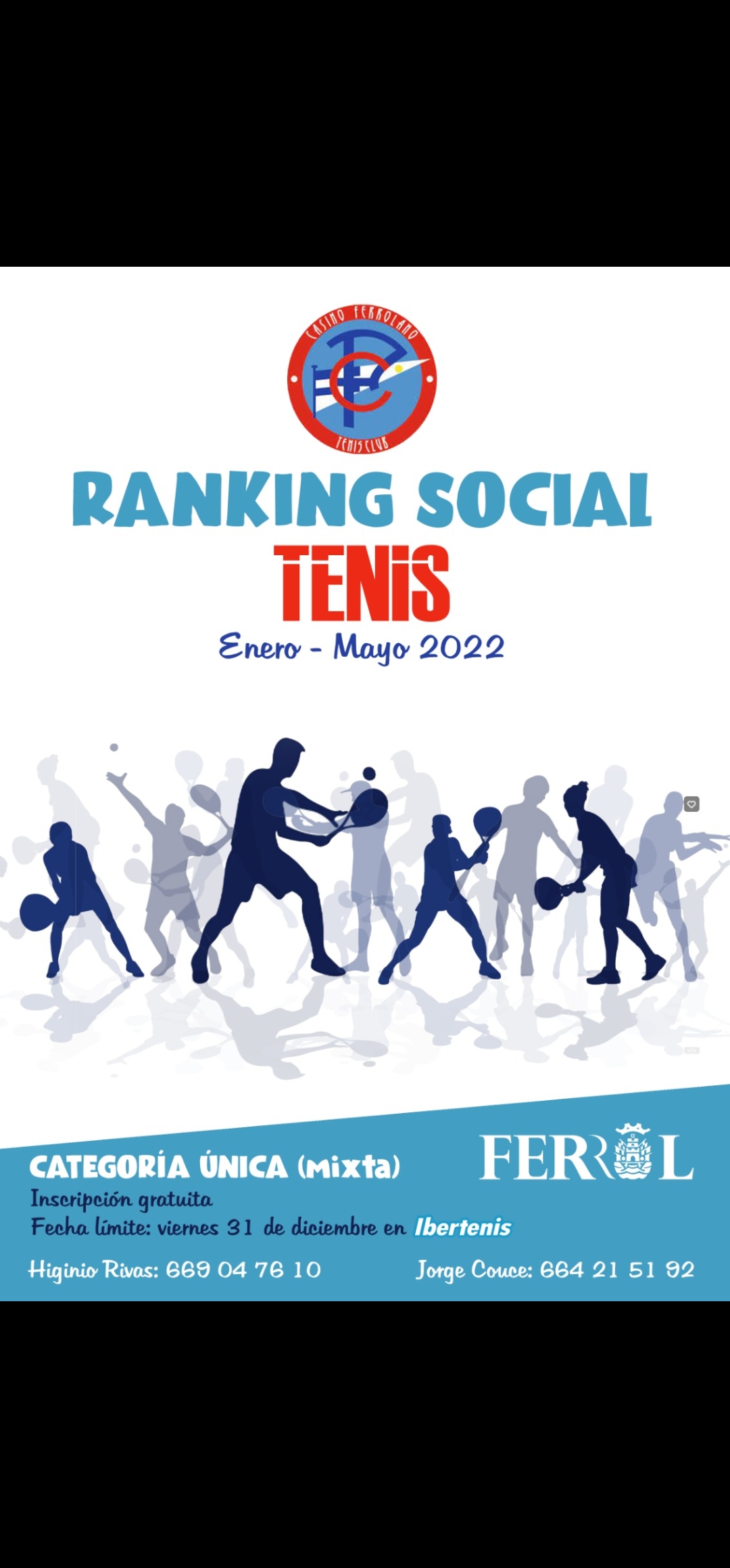 II Ranking de Tenis Casino Ferrolano T.C