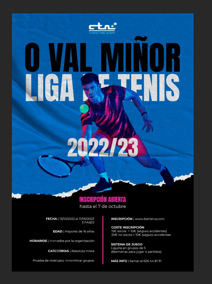 Liga de Tenis O Val Miñor 2022/2023