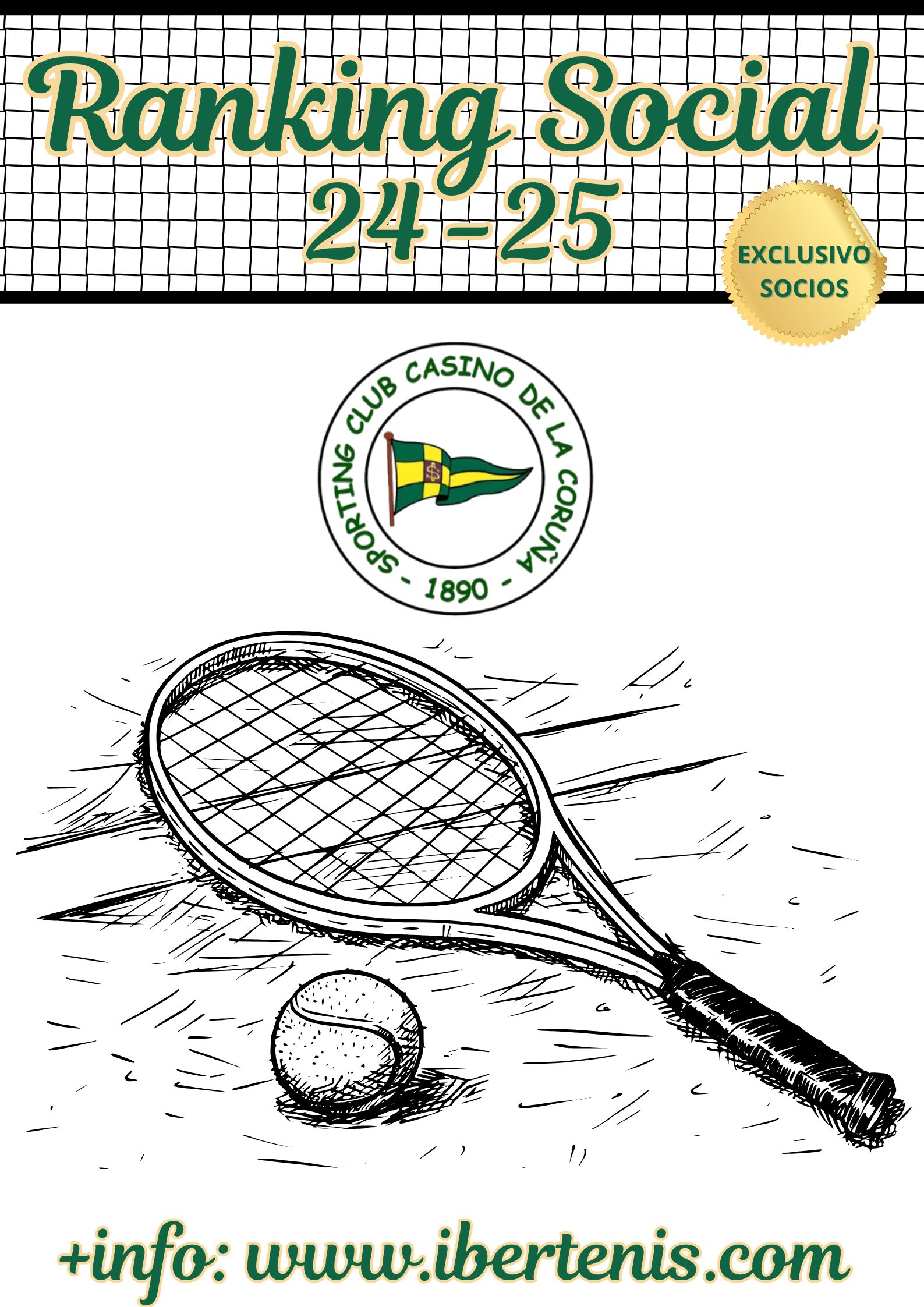 RANKING SOCIAL TENIS SPORTING CLUB CASINO 2024-2025