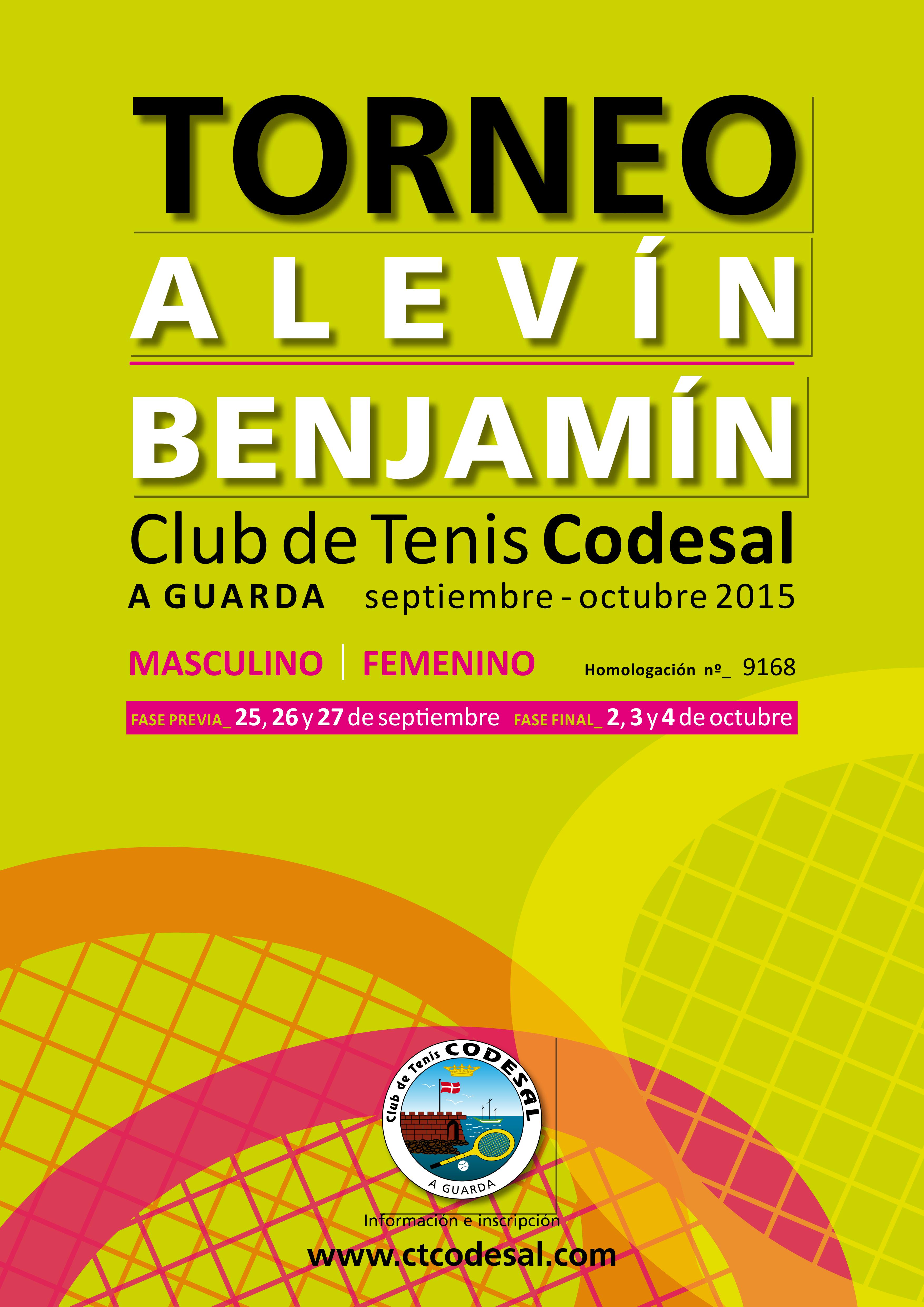 Cartel del Torneo Alevín-Benjamín C.T. Codesal