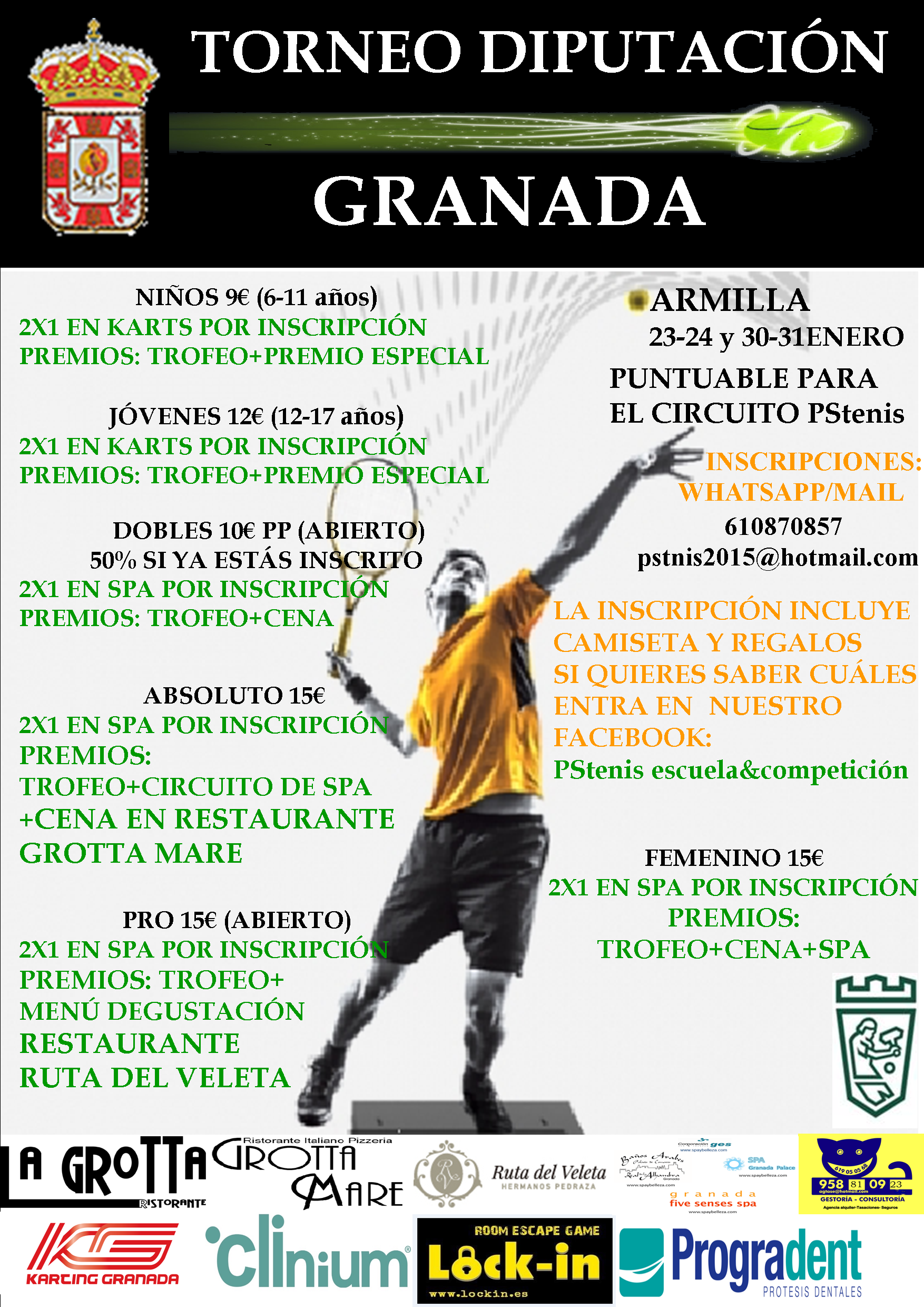 Cartel del Torneo Diputación de Granada