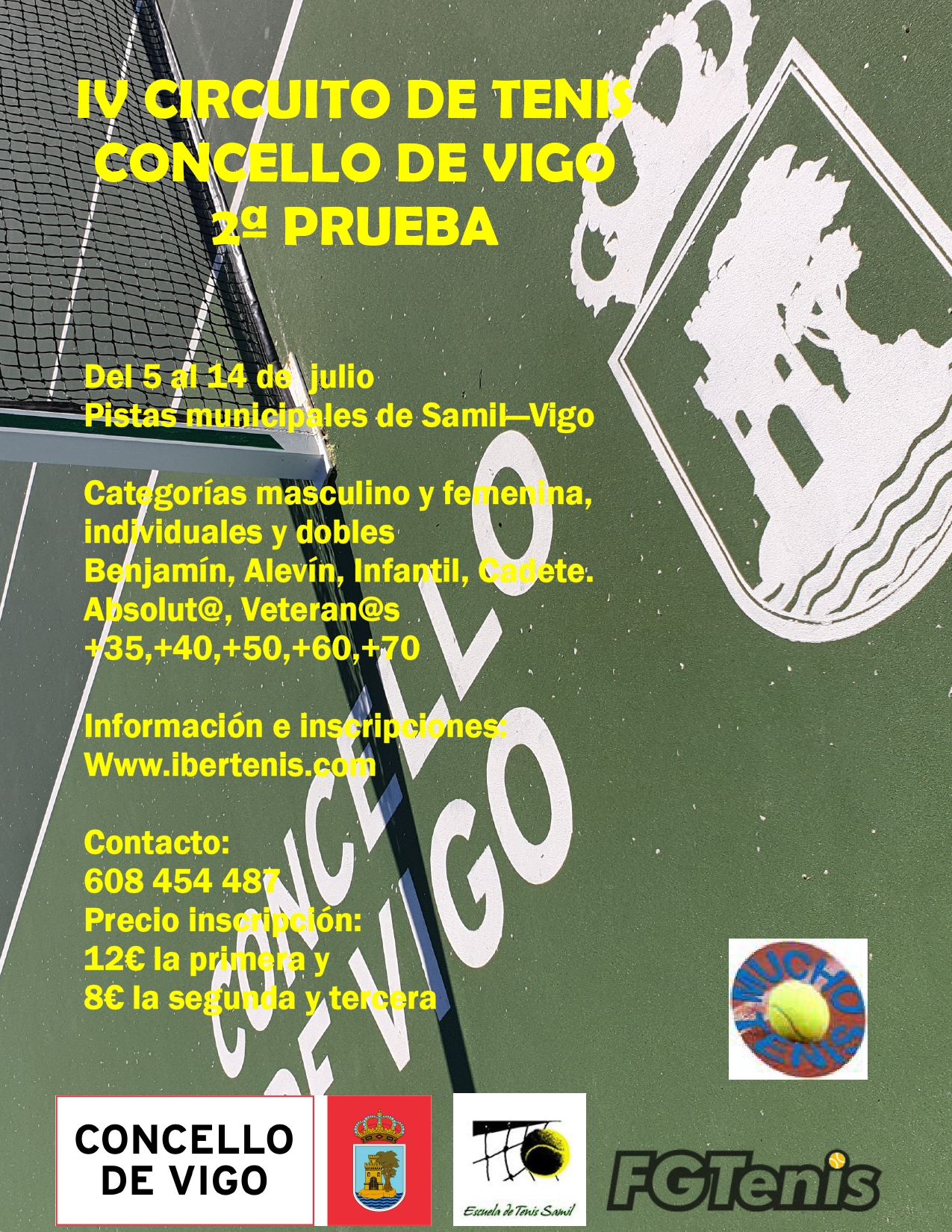 Cartel del IV Circuito Concello de Vigo 2ª prueba