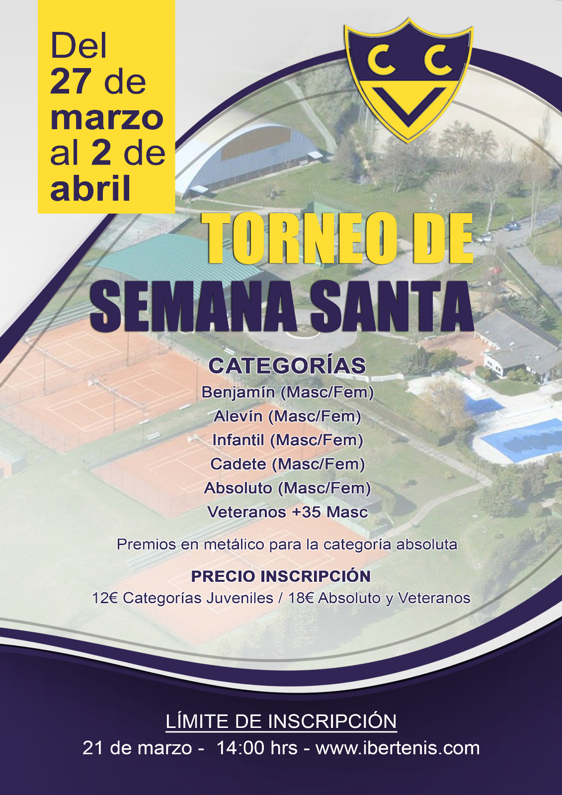 Cartel del Torneo Semana Santa Club de Campo  de Vigo