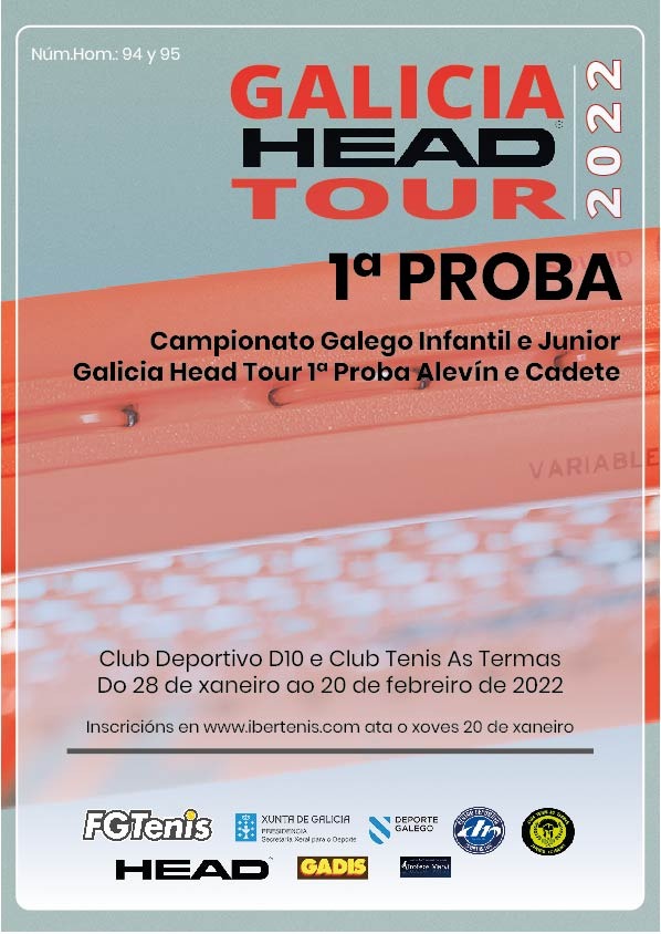 GALICIA HEAD TOUR - Campeonatos Gallegos infantil y junior. Torneo GHT alevín y cadete
