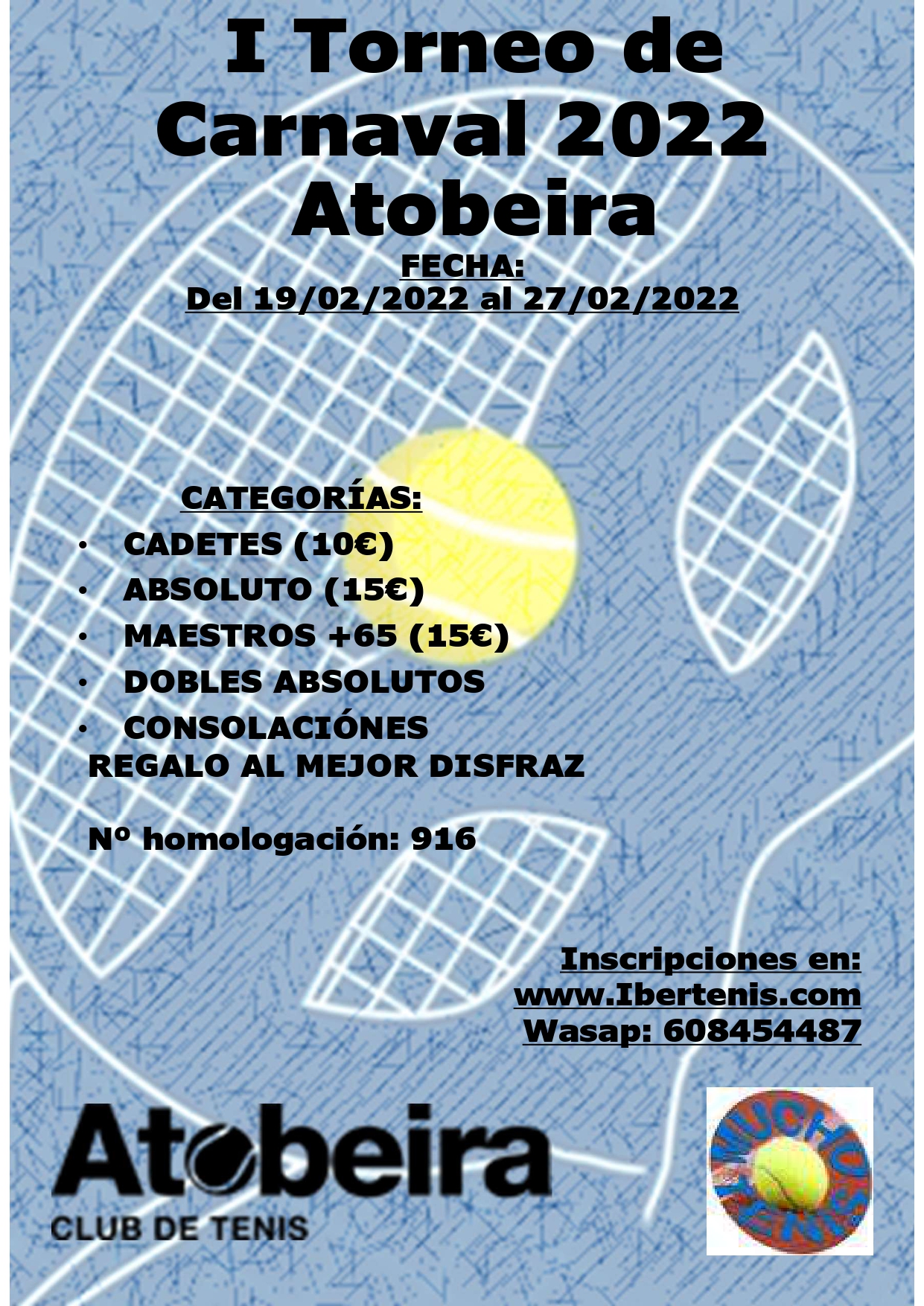 cartel I Torneo Carnaval 2022 A Tobiera