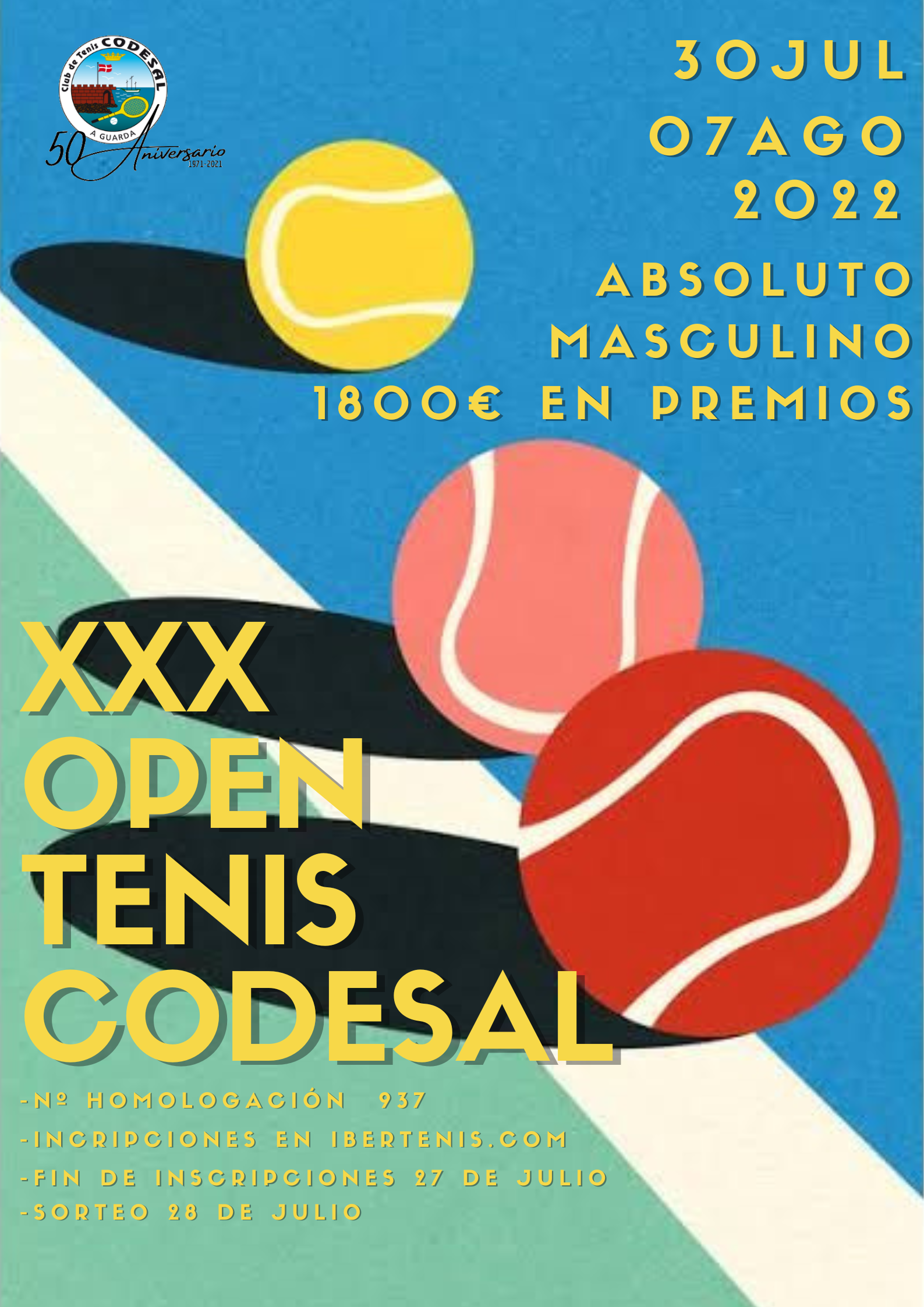 XXX Open de Tenis Codesal (1800€ en Premios)