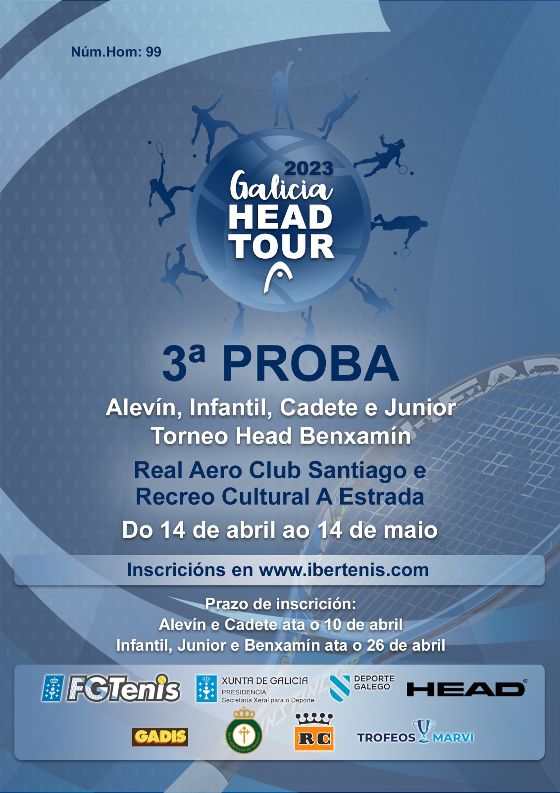 cartel Galicia Head Tour - 3ª Prueba