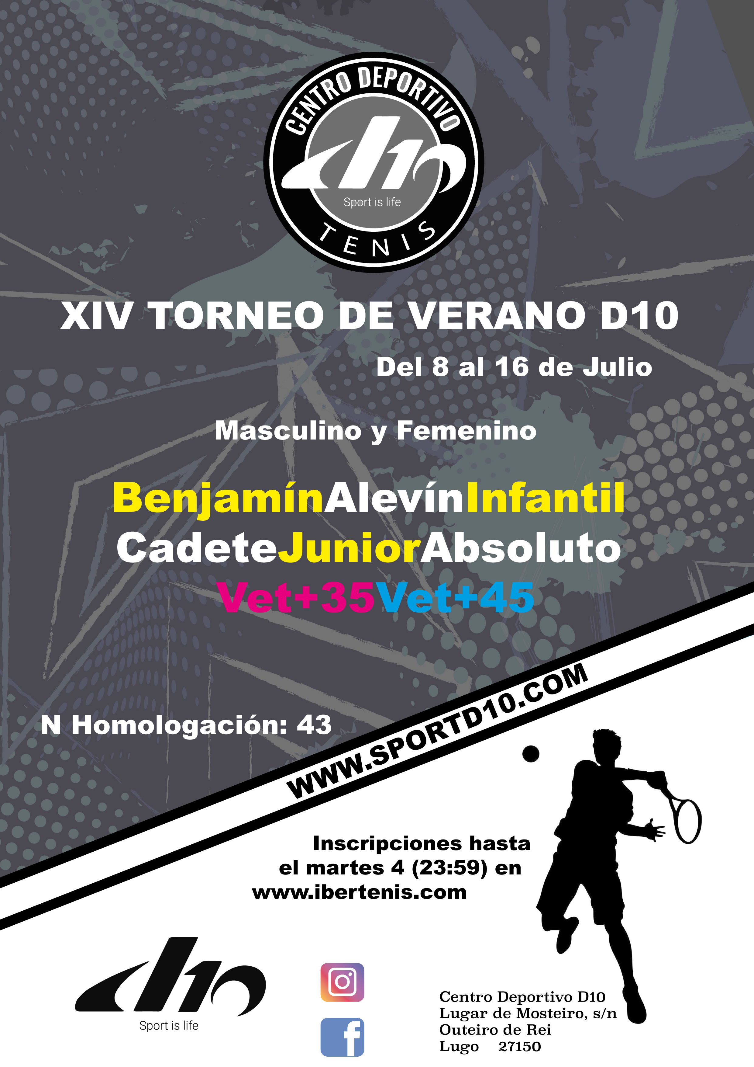 cartel XIV Torneo de Verano D10