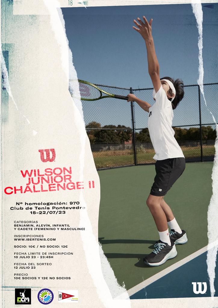 Cartel del Wilson Junior Challenger II