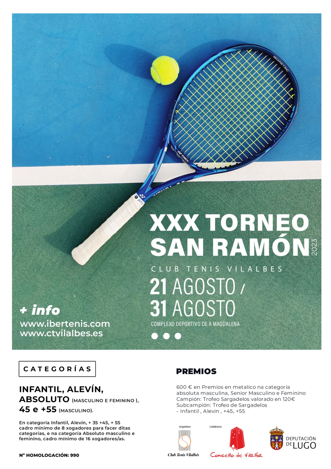 cartel XXX TORNEO SAN RAMÓN 2023