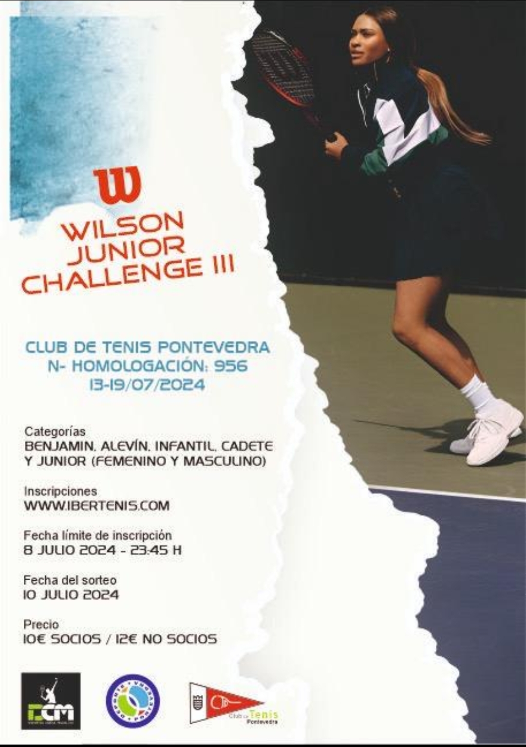Cartel del Wilson Junior Challenger III