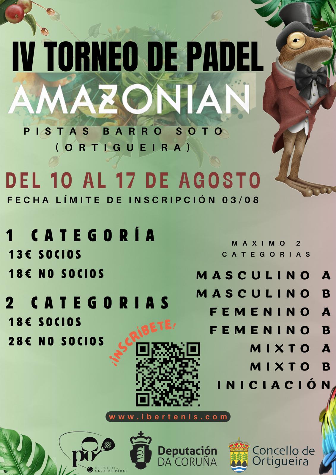 Cartel del IV Torneo Amazonian 2024