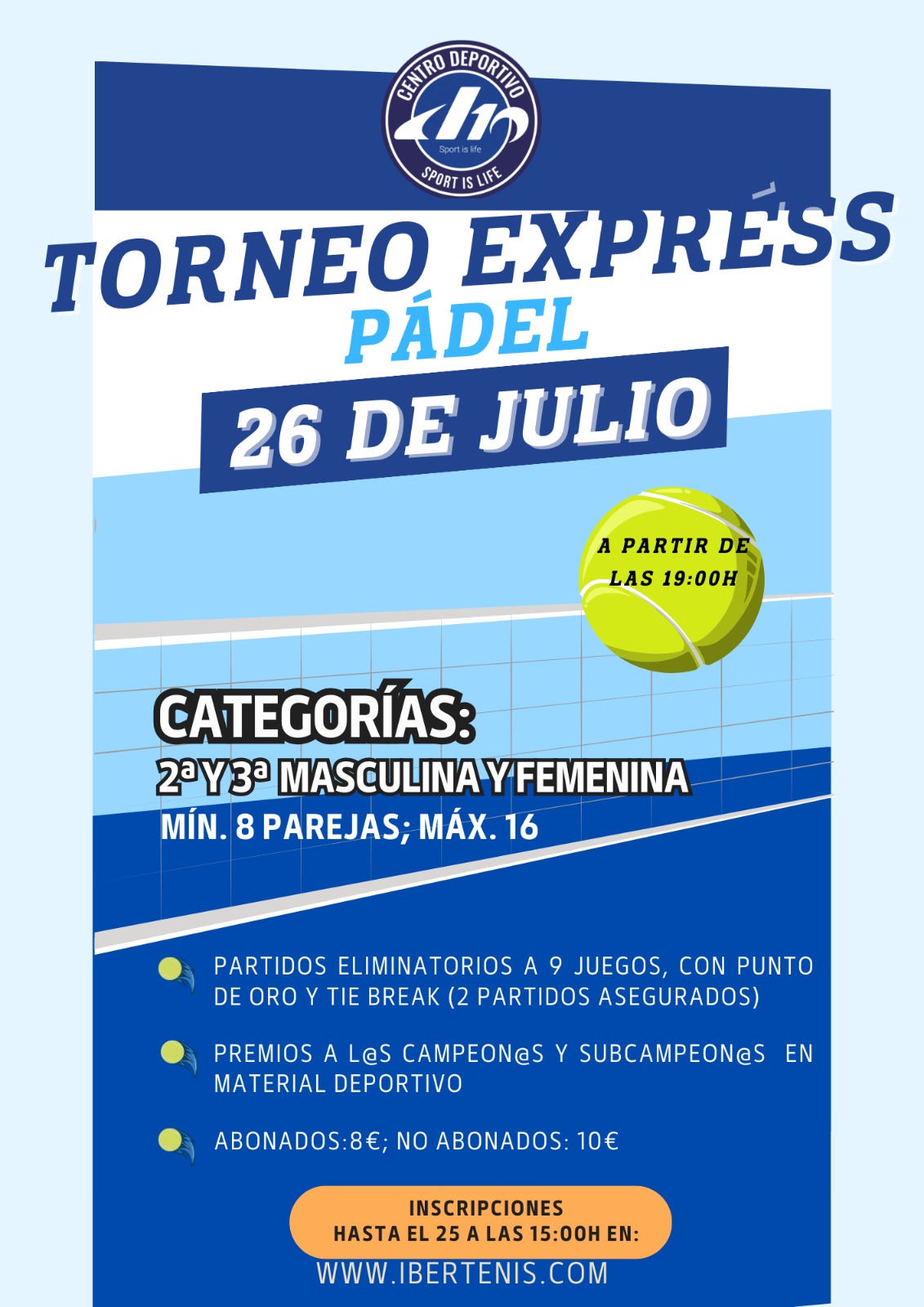 Cartel del TORNEO EXPRESS