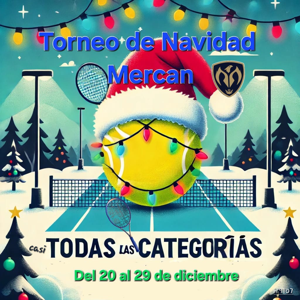 Cartel del Torneo de Navidad Mercan