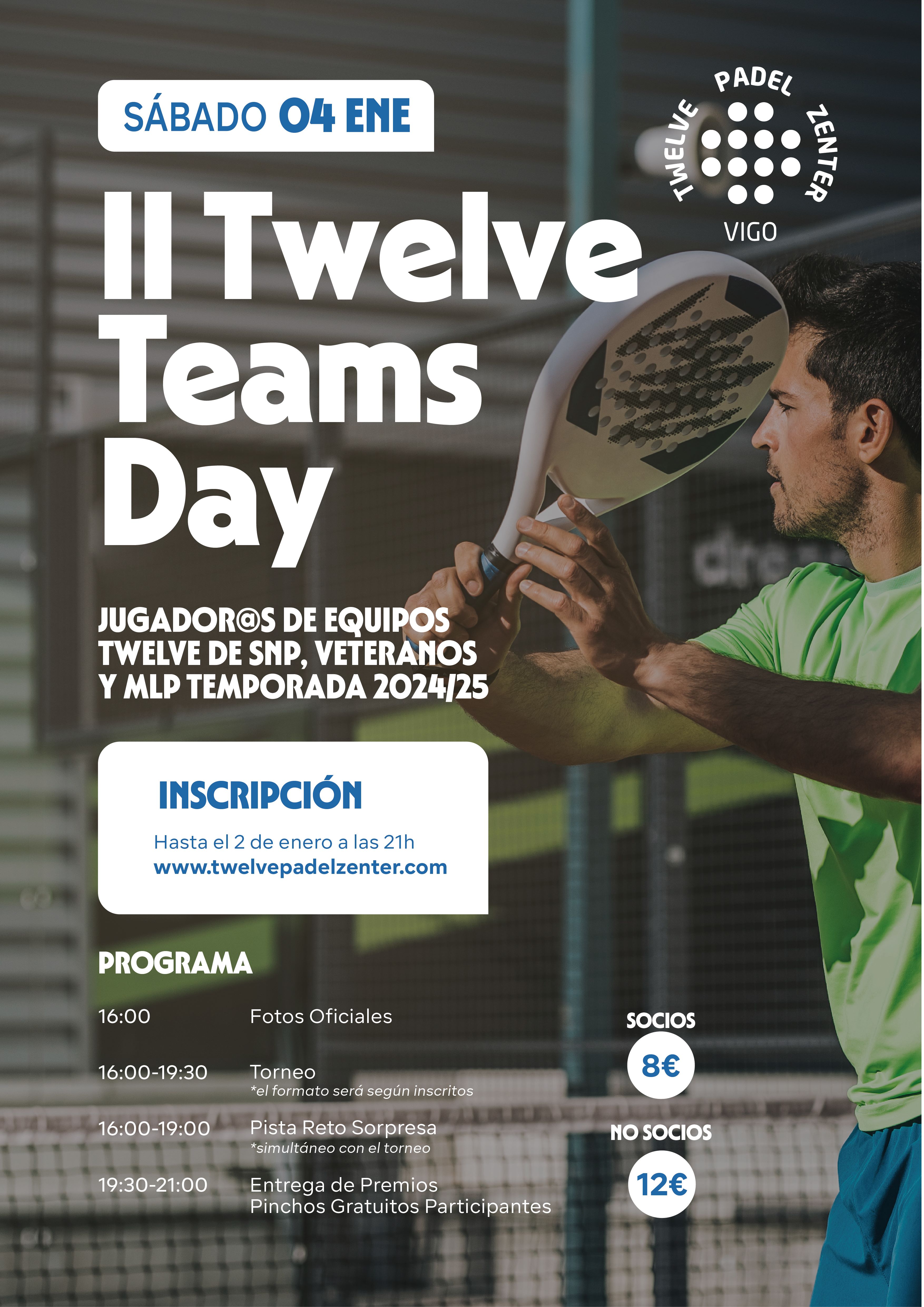 Cartel del II TWELVE TEAMS DAY