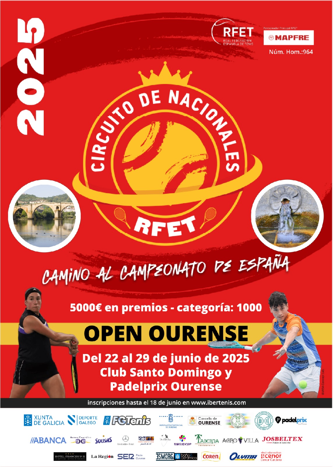 cartel I OPEN CIUDAD DE OURENSE