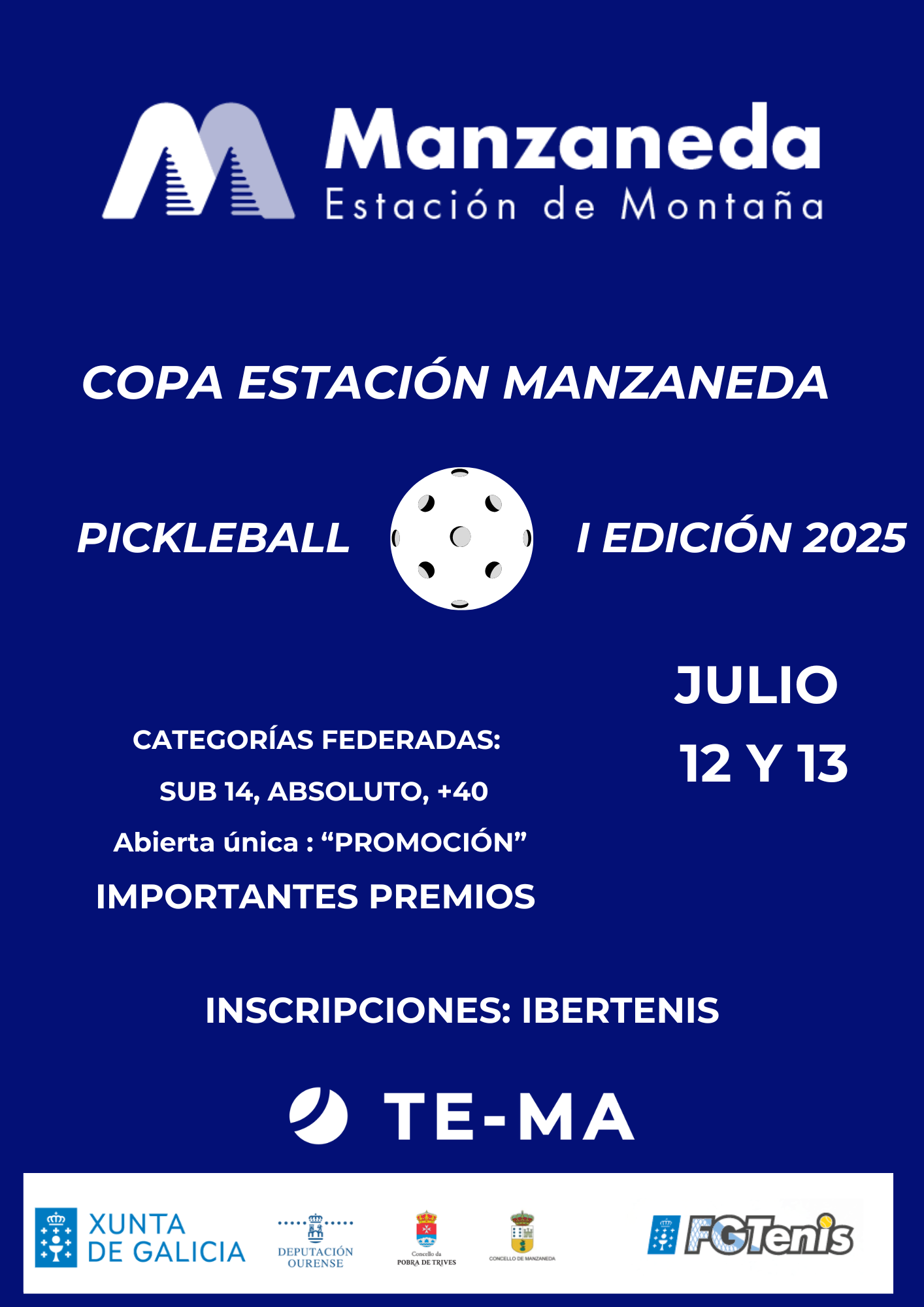 Cartel del COPA ESTACIÓN MANZANEDA