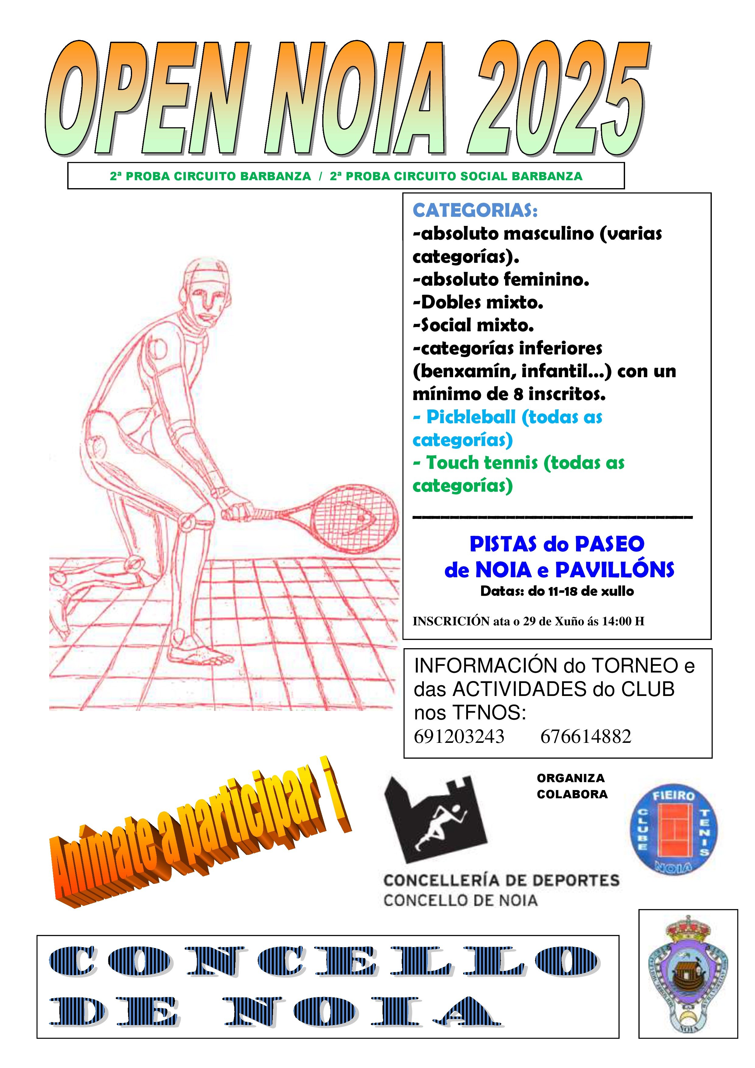 Cartel del 3ª PROBA CIRCUÍTO SOCIAL BARBANZA 2025