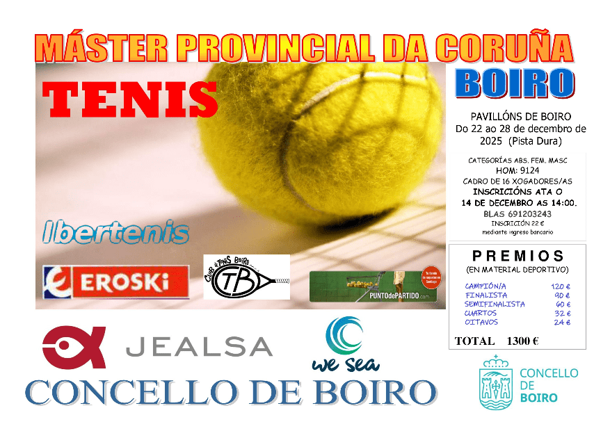 cartel MASTER  DA CORUÑA 2025