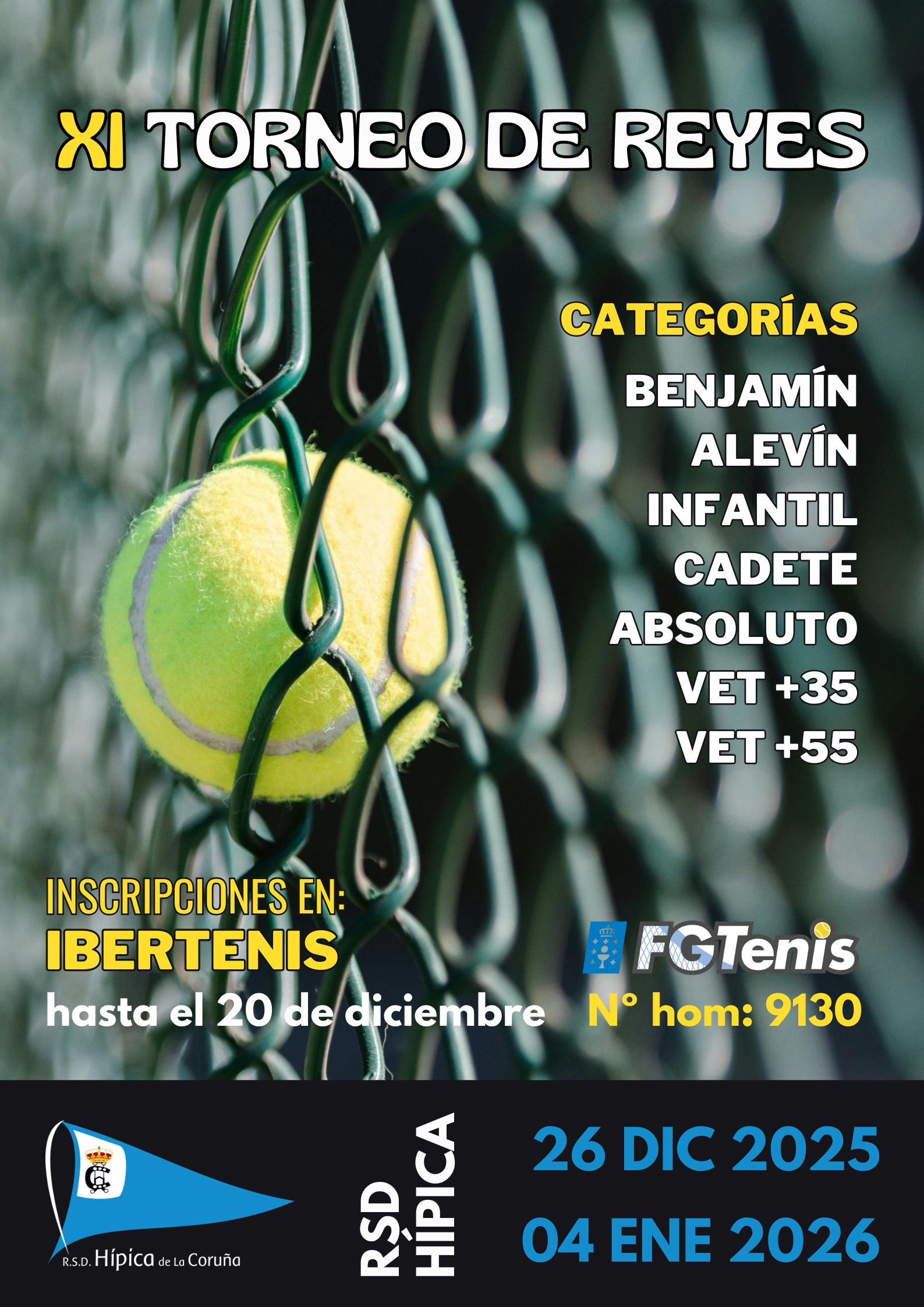 cartel XI Open Reyes RSD Hípica