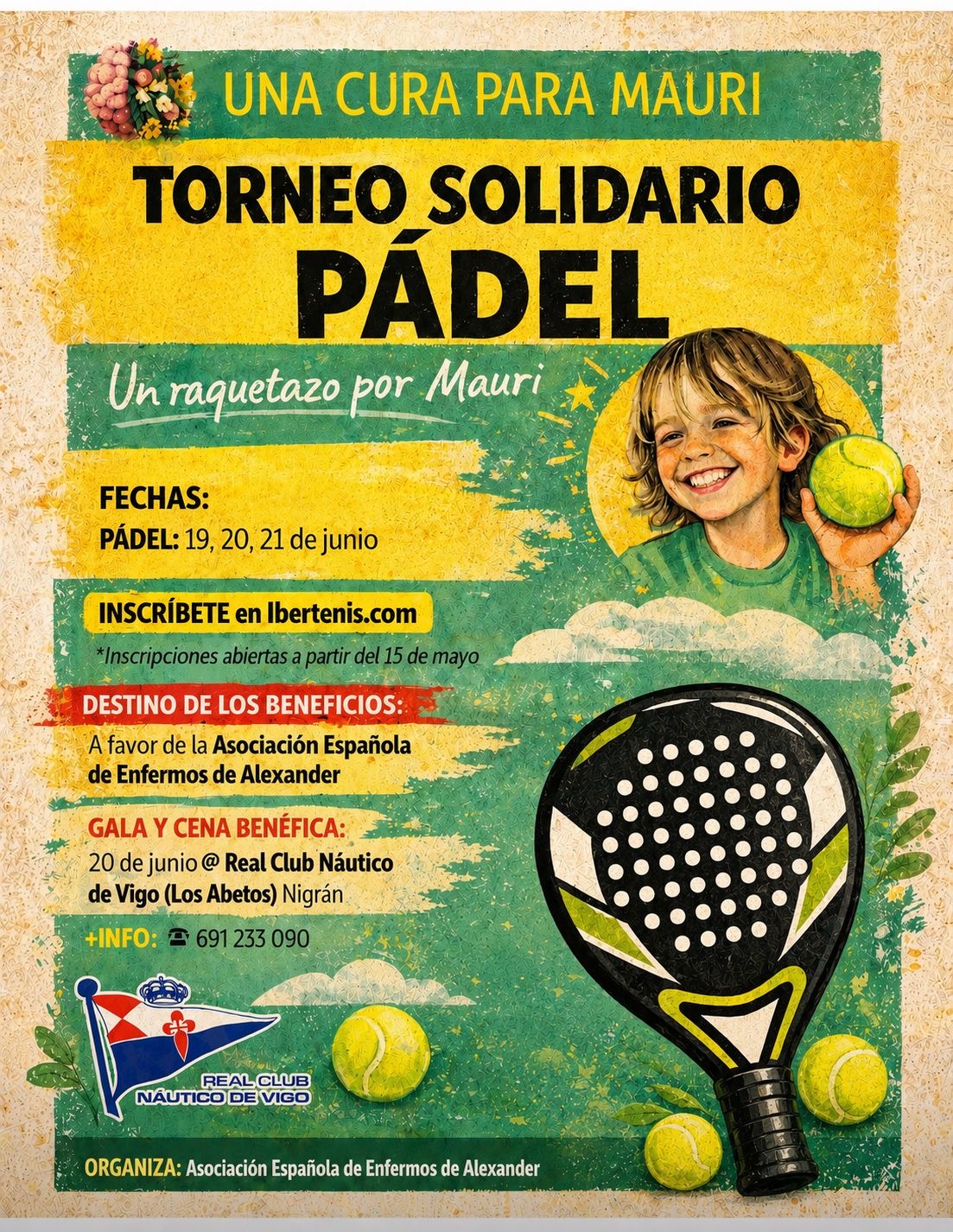TORNEO SOLIDARIO-UNA CURA PARA MAURI