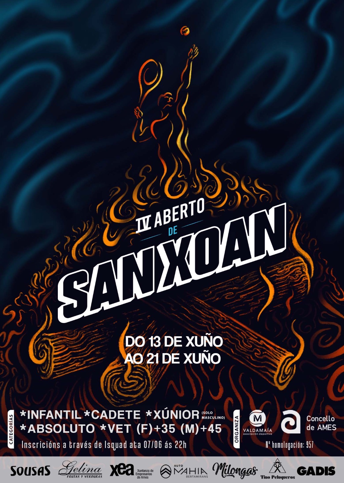 cartel IV ABERTO DE SAN XOÁN CONCELLO DE AMES 2026