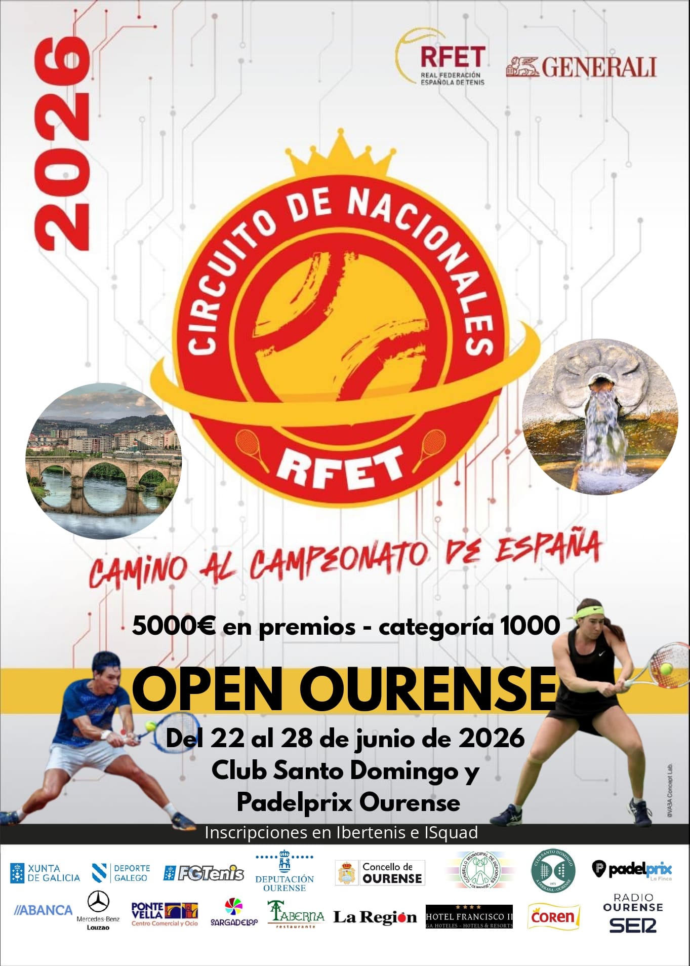 cartel II OPEN CIDADE DE OURENSE