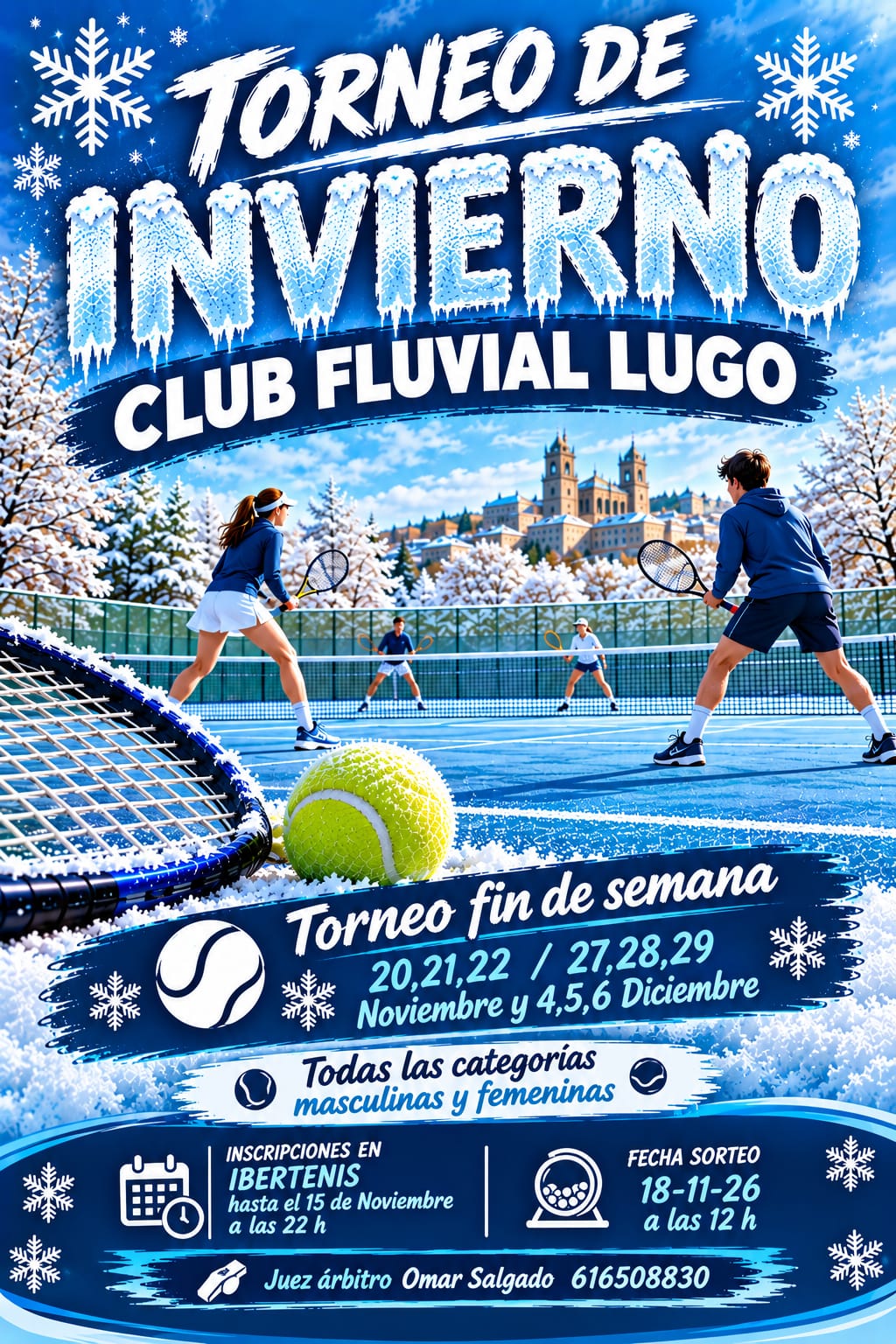 Cartel TORNEO INVIERNO CLUB FLUVIAL LUGO