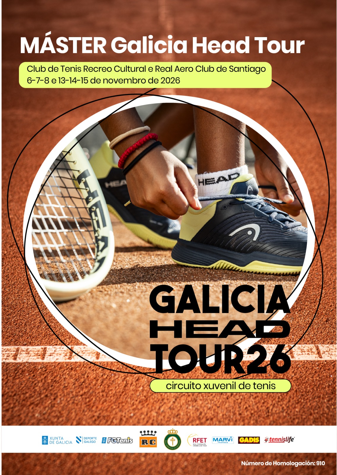 Cartel Máster Galicia Head Tour