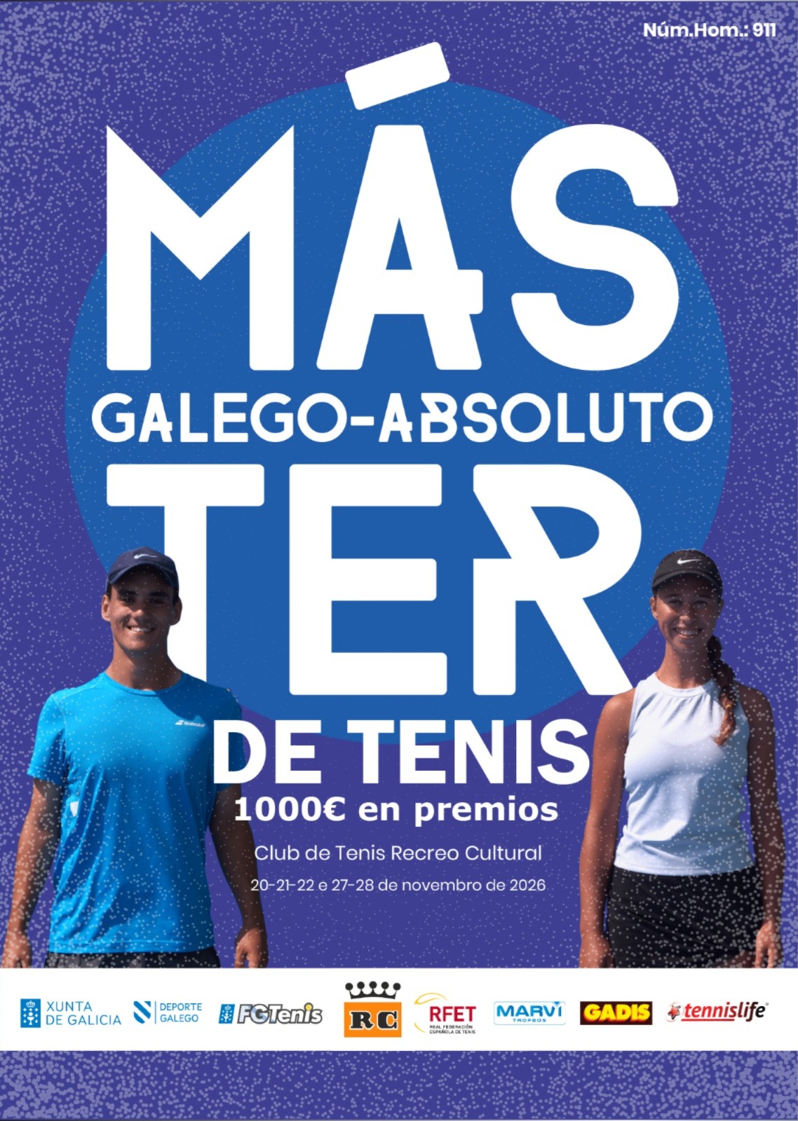 Cartel Máster Galicia Head Tour