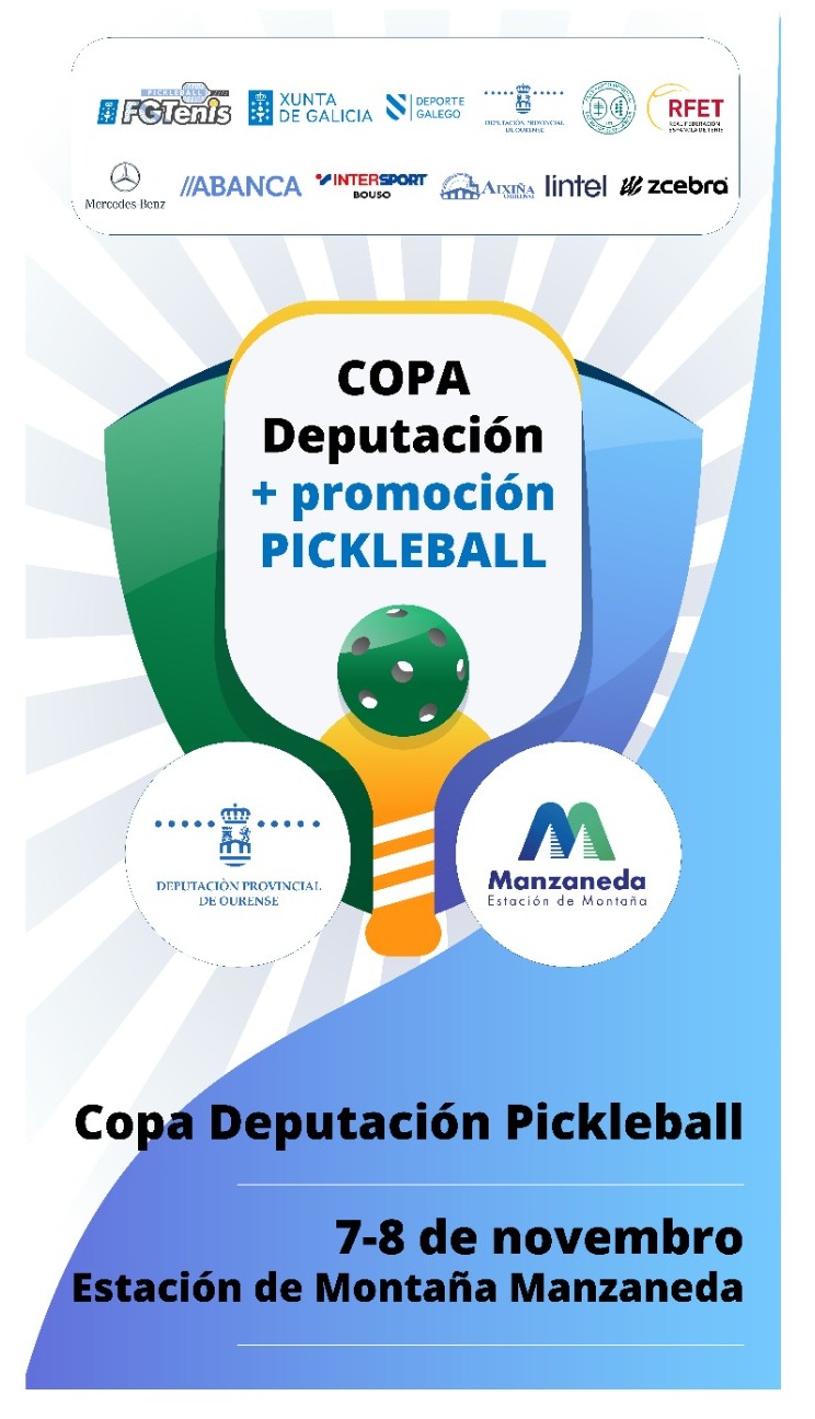 Cartel COPA DIPUTACIÓN OURENSE PICKLEBALL